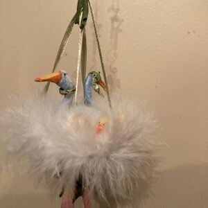 Patience Brewster Krinkles Seven Swans Ornament • Dept 56 • w/ Box